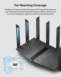 Router Wi-Fi 6 TP-Link AX6000 Archer AX80 WAN/LAN de 2,5 Gbps