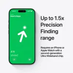 Apple AirTag 2ª Generación Paquete de 4 Rastreador con Sonido