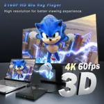 Unidad Blu Ray externa Wbacon 7 en 1 con grabador 4k USB 3.0 tipo C