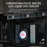 Refrigerador de CPU Corsair Nautilus 360 RS LCD 2.1" 360 mm AIO