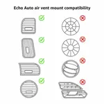 Echo Auto (1.ª generación) Alexa para coche con soporte de ventilación y manos libres
