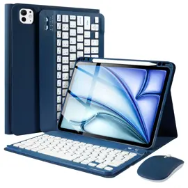 Funda Con Teclado  Para Ipad 11