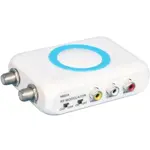 Modulador RF, adaptador coaxial RCA, convertidor CVBS VHF con entrada/salida ANT