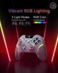 Controlador Inalámbrico EasySMX X20 RGB con 4 Botones Traseros Bluetooth