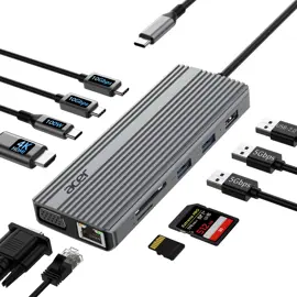 Hub UsbC 11 En 1 Con Hdmi 4K Y Pd ...