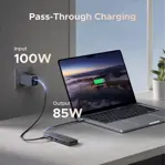 Hub USB-C UGREEN Revodok Pro 6 en 1, 10 Gbps, HDMI 4K, 60 Hz, 100 W