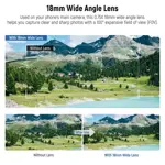 Lente Gran Angular Neewer 18mm 100° FOV con Clip para Celular