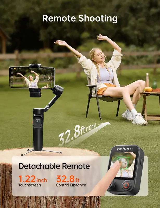 Estabilizador Gimbal Hohem iSteady V3 Ultra con seguimiento por IA