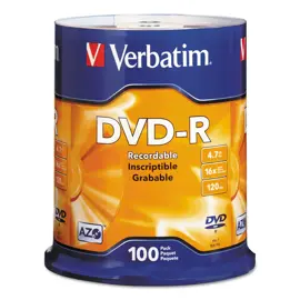 DvdR  4.7Gb 16X Paquete De 100 Disc...