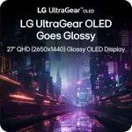 Monitor para Gaming LG Ultragear 27" OLED QHD 240Hz 0,03ms