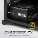 Fuente de Poder Corsair RM850x 850W Gold Totalmente Modular Reacondicionada