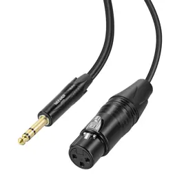 Cable  6.35Mm Trs A Xlr Hembra 3M A...