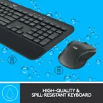 Combo de Teclado y Ratón Inalámbricos Reacondicionados Logitech MK545 Advanced