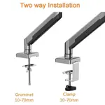 Soporte de Monitor Giratorio Ajustable 13" a 32" white