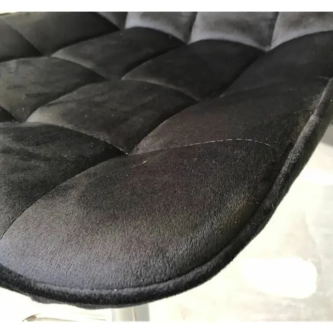 Banqueta Alta X2 Taburete Desayunador Sillon Barra Bar Pana negro