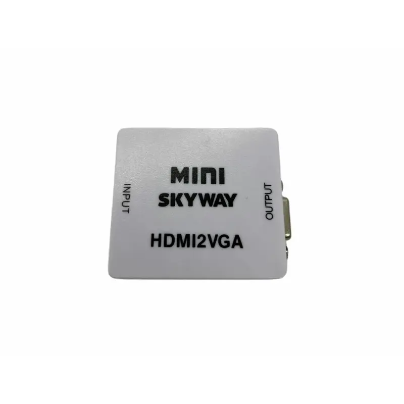 Conversor HDMI a VGA con Audio Conecta Tu PC a TV