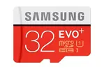 Tarjeta de memoria Samsung microSDHC Class 10 32GB Evo+ con adaptador