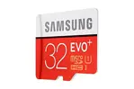 Tarjeta de memoria Samsung microSDHC Class 10 32GB Evo+ con adaptador