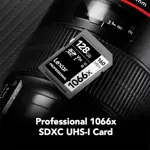 Tarjeta de memoria Lexar Professional 1066x 128GB SDXC UHS-I C10 U3 V30