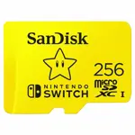 Tarjeta microSDXC SanDisk 256GB con licencia para Nintendo Switch