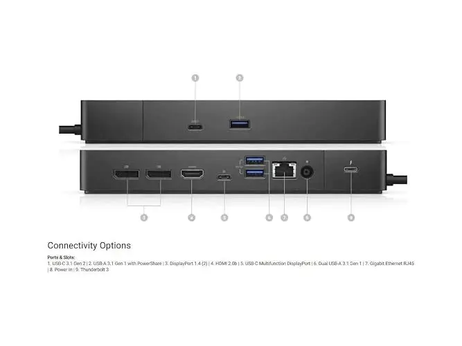 Dell Base Thunderbolt WD19TBS 130w Power