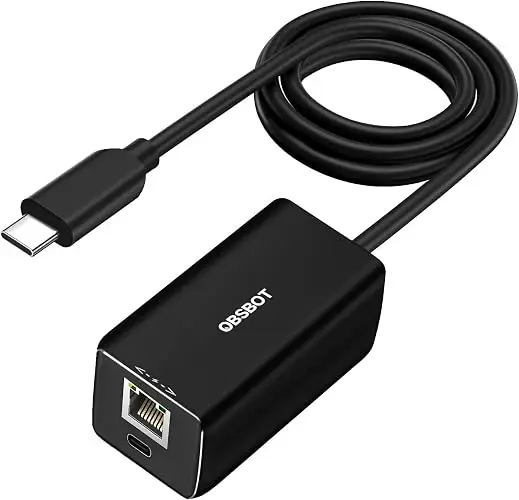 Obsbot Adaptador Usb c A Ethernet, Menor Latencia,