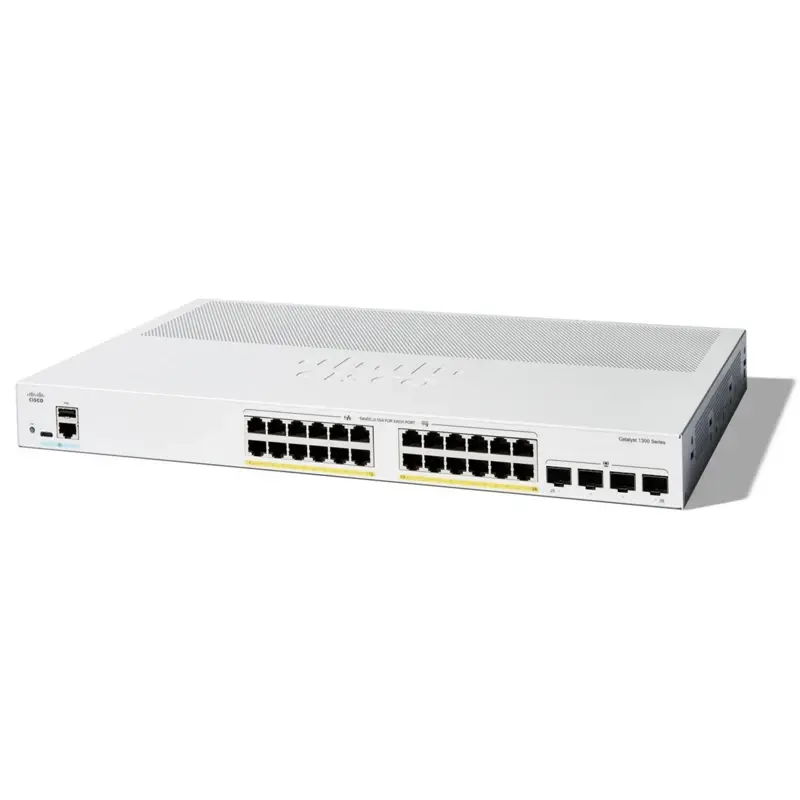 Switch Cisco PoE+ C1300 24P 4G 24 Puertos Gigabit + 4 SFP