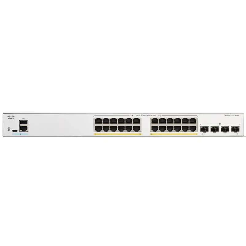 Switch Cisco PoE+ C1300 24P 4G 24 Puertos Gigabit + 4 SFP