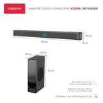 Barra de Sonido Ranser 2.1 AZIONE SR7080SW 9000W PMPO Negro