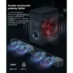 Barra de Sonido Gadnic Nova 160 21 Canales Subwoofer 8” Conexión Inalámbrica 160W