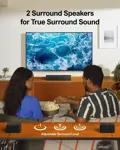 Barra de sonido ULTIMEA Poseidon D60 de 5.1 canales con Dolby Atmos 410 W