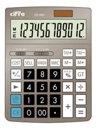 Calculadora  Dt 640 Gris