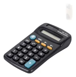 Calculadora De 8 Dígitos Negra Kk40...