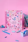 Agenda Premium Mariposa 2027 2 Dias X Pag 19x22 Punto Cero Rosa