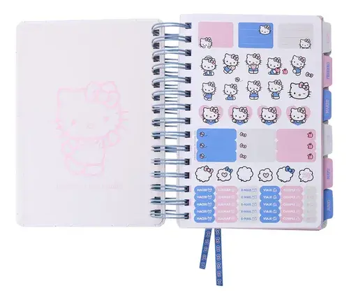 Agenda 2027 Hello Kitty 14x20 Diaria 384 Paginas Mooving Blanco Hello Kitty 2027