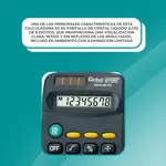 Calculadora de Bolsillo 8 Dígitos Modelo 402 Negra Global