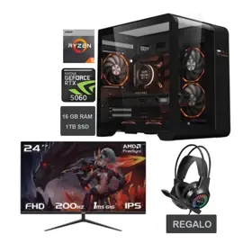 Pc Myp+Monitor Gamer 24