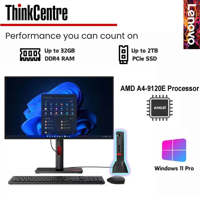 Computadora de Escritorio Lenovo ThinkCentre M625 16GB RAM 512GB SSD AMD