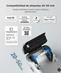 Impresora Térmica Portátil Niimbot B1 Etiquetadora Rollos 20-50mm (Gris)