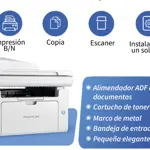 IMPRESORA PANTUM M6559NW ADF RED