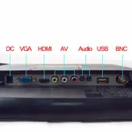 Monitor CCTV Cocar 12" LCD HD 800x600 HDMI VGA BNC USB