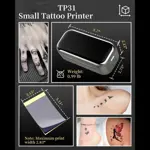 Impresora Térmica Bluetooth 80mm para Tatuajes Grey Printer