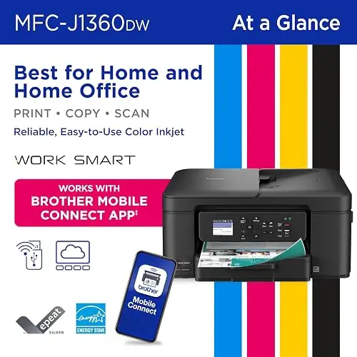 Brother Work Smart 1360 Impresora inalámbrica de