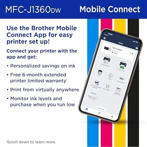 Brother Work Smart 1360 Impresora inalámbrica de