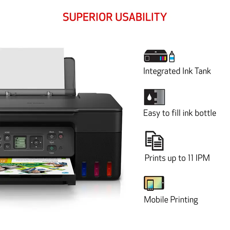 Impresora Canon G3270 Multifunción Color Impresión Copia