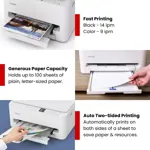 Impresora Inkjet Canon PIXMA TS6520 Color Duplex Blanca