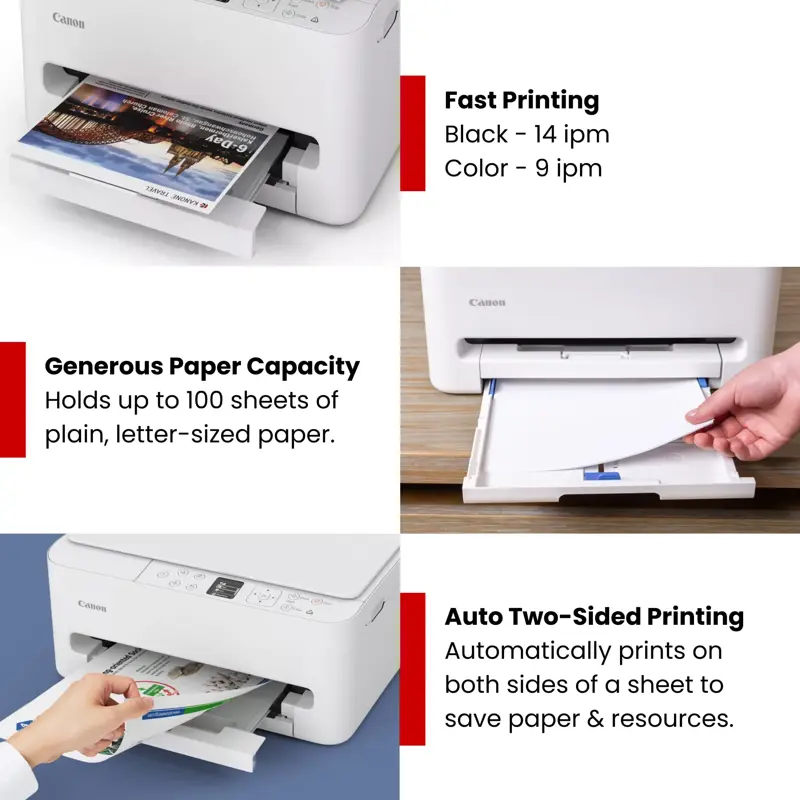 Impresora Inkjet Canon PIXMA TS6520 Color Duplex Blanca