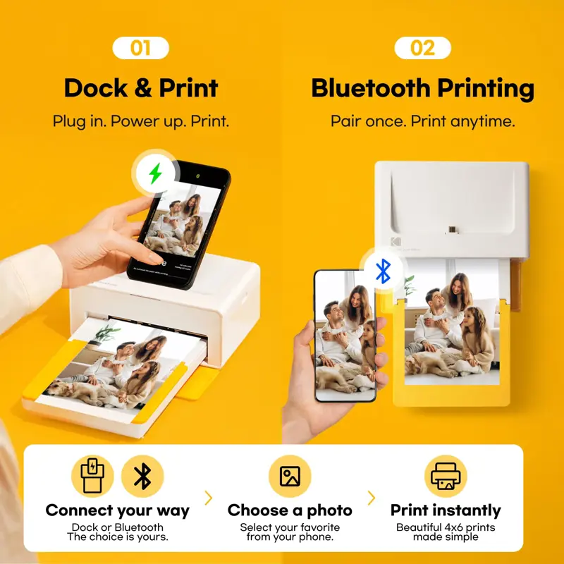 Impresora KODAK Dock Plus 4x6 USB Bluetooth iPhone Android