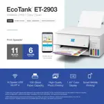 Impresora Multifuncional Epson EcoTank ET-2903 Wi-Fi Inyección de Tinta Blanco