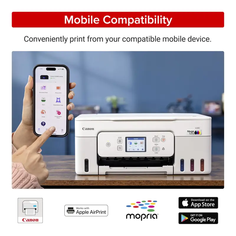 Impresora Canon Megatank G3290 Todo en Uno Inalámbrica